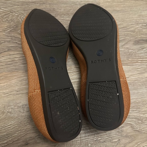 Rothy’s pointed camel-colored flats - Picture 4 of 5